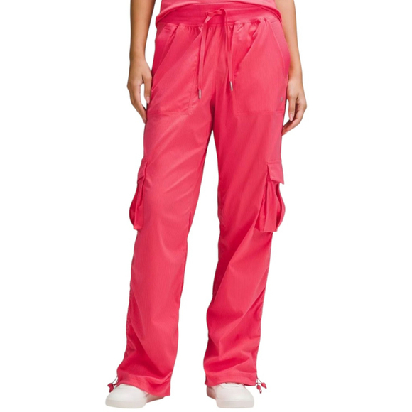 lululemon athletica Pants - LULULEMON Dance Studio Relaxed-Fit Mid-Rise Cargo Pant Glaze Pink Medium